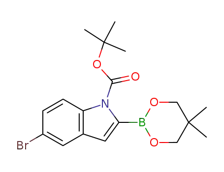 2,2-dimethylpropane-1,3-diyl (5-bromo-1-tert-butoxycarbonyl-indol-2-yl) boronate