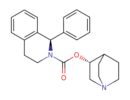 (3R)-1-azabicyclo[2.2.2]oct-3-yl (1R)-3,4-dihydro-1-phenyl-2(1H)-isoquinolinecarboxylate