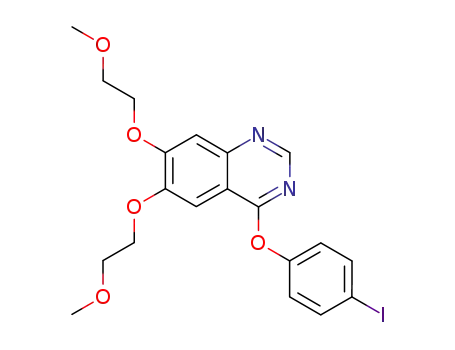 4-(4-iodo-phenoxy)-6,7-bis-(2-methoxy-ethoxy)-quinazoline