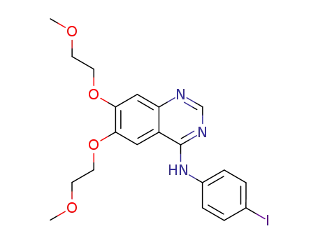 [6,7-bis-(2-methoxy-ethoxy)-quinazolin-4-yl]-(4-iodo-phenyl)-amine