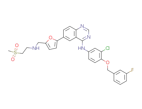 Molecular Structure of 231277-92-2 (Lapatinib)