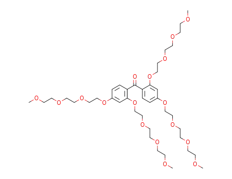 2,2',4,4'-tetra(1'',4'',7'',10''-tetraoxaundecyl)benzophenone