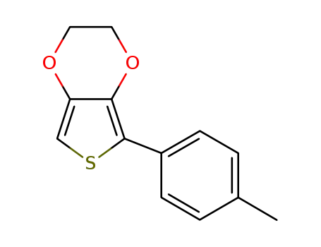 Molecular Structure of 925674-57-3 (Thieno[3,4-b]-1,4-dioxin,  2,3-dihydro-5-(4-methylphenyl)-)