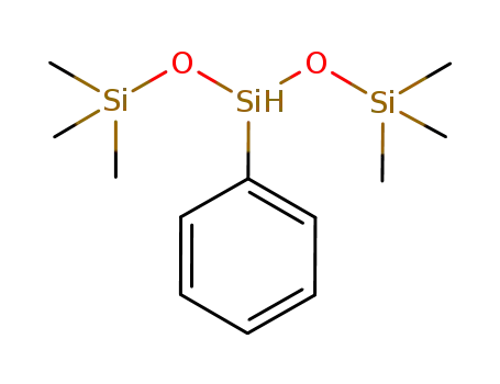 Molecular Structure of 27991-58-8 (Trisiloxane, 1,1,1,5,5,5-hexamethyl-3-phenyl-)