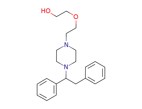 2-(2-(4-(1,2-diphenylethyl)piperazin-1-yl)ethoxy)ethanol