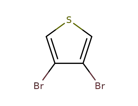 Molecular Structure of 3141-26-2 (3,4-Dibromothiophene)