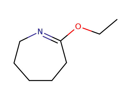 Molecular Structure of 13414-33-0 (2-ethoxy-4,5,6,7-tetrahydro-3H-azepine)