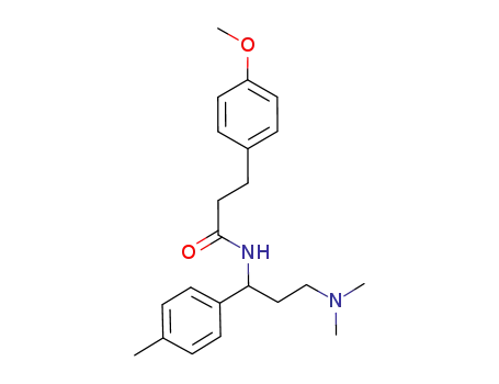 N-[3-dimethylamino-1-(4-methylphenyl)propyl]-3-(4-methoxyphenyl)propionamide