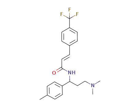 N-[3-dimethylamino-1-(4-methylphenyl)propyl]-4-(trifluoromethyl)cinnamamide