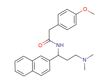 N-[3-dimethylamino-1-(2-naphthyl)propyl]-2-(4-methoxyphenyl)acetamide
