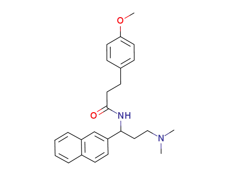 N-[3-dimethylamino-1-(2-naphthyl)propyl]-3-(4-methoxyphenyl)propionamide
