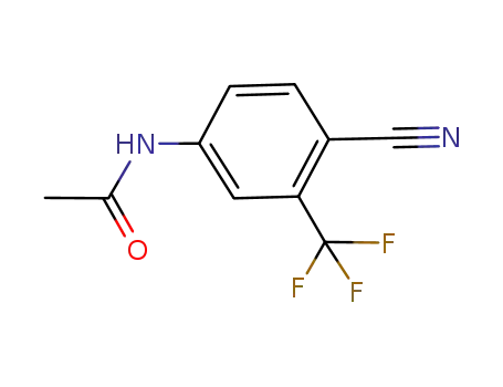 Molecular Structure of 97760-99-1 (4-Cyano-3-(trifluoromethyl)acetanilide)