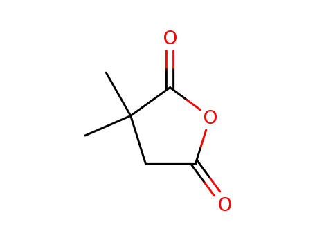 Molecular Structure of 17347-61-4 (2,2-Dimethylsuccinic anhydride)
