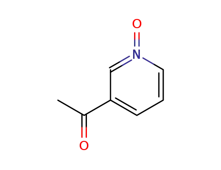 Molecular Structure of 14188-94-4 (1-(1-Oxido-3-pyridinyl)-ethanone)