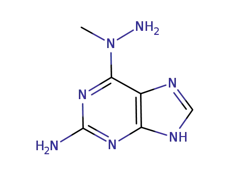 6-(1-methylhydrazino)-9H-purin-2-amine