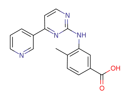 4-methyl-3-[(4-pyridin-3-ylpyrimidin-2-yl)amino]benzoic acid