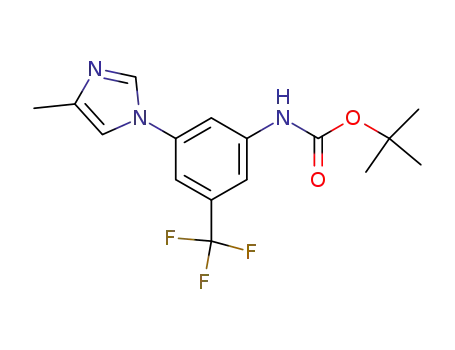 N-(3-(4-methyl-1H-1-imidazolyl)-5-trifluoromethylbenzene) tert-butoxycarbonylamine
