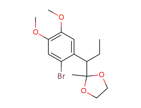 2-[1-(2-bromo-4,5-dimethoxyphenyl)propyl]-2-methyl-1,3-dioxolane