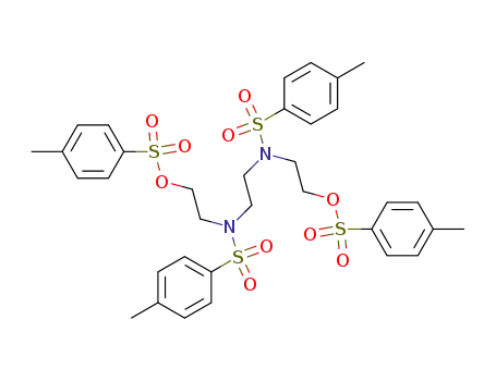 Molecular Structure of 56234-52-7 (Benzenesulfonamide,
N,N'-1,2-ethanediylbis[4-methyl-N-[2-[[(4-methylphenyl)sulfonyl]oxy]ethyl
]-)