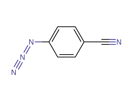 Molecular Structure of 18523-41-6 (Benzonitrile, 4-azido-)