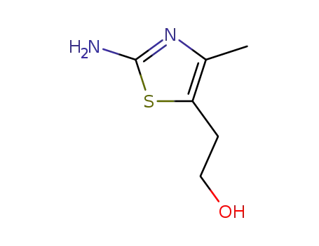 Molecular Structure of 1820-94-6 (2-amino-4-methyl-5-hydroxyethylthiazole)