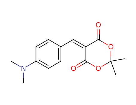1,3-Dioxane-4,6-dione,5-[[4-(dimethylamino)phenyl]methylene]-2,2-dimethyl- cas  15795-57-0