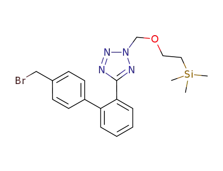 2-(2-trimethylsilylethoxy)methyl-5-(4'-bromomethylbiphenyl-2-yl)-2H-tetrazole