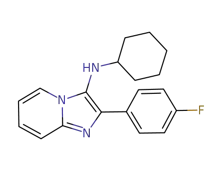 N-cyclohexyl-2-(4-fluorophenyl)-1H-imidazo[1,2-a]pyridine-3-amine