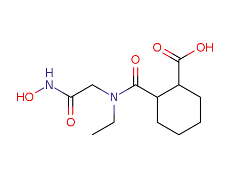Trans-2[[N-[2-(hydroxyamino)-2-oxoethyl]-N-ethylamino]carbonyl]--cyclohexanecarboxylic acid