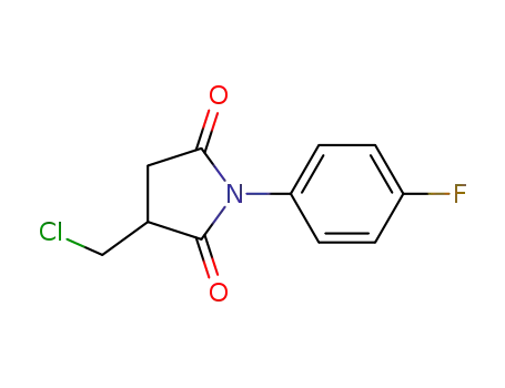 3-chloromethyl-1-(4-fluorophenyl)-pyrrolidine-2,5-dione
