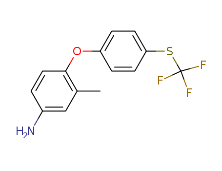 3-methyl-4-(4-((trifluoromethyl)thio)phenoxy)aniline
