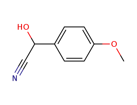 Molecular Structure of 33646-40-1 ((4-methoxyphenyl)glycolonitrile)