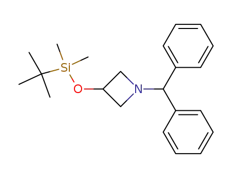 3-((tert-butyldimethylsilyl)oxy)-1-(diphenylmethyl)azetidine