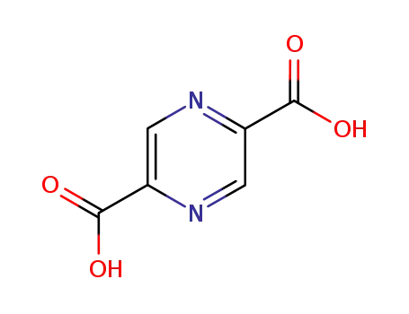 Molecular Structure of 122-05-4 (Pyrazine-2,5-dicarboxylic acid)