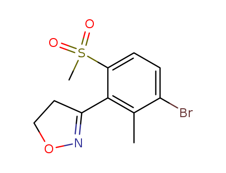Cas no.247922-29-8 98% 3-(3-bromo-2-methyl-6-(methylsulfonyl)phenyl)-4,5-dihydroisoxazole