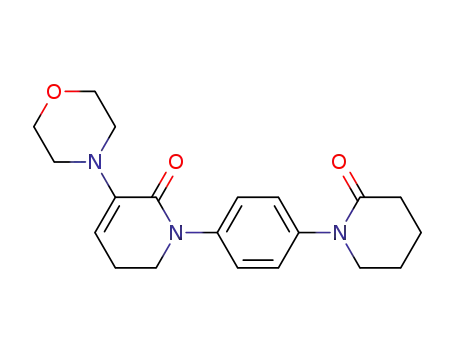 5,6‑dihydro‑3‑(4‑morpholinyl)‑1‑[4‑(2‑oxo‑1‑piperidinyl)phenyl]‑2(1H)‑pyridone