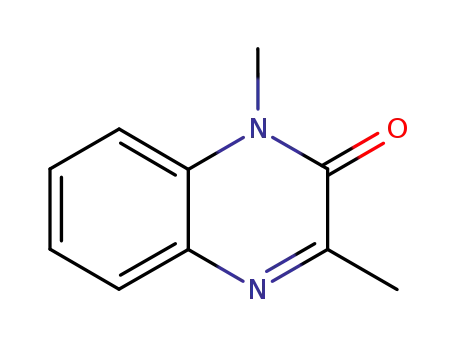 Molecular Structure of 3149-25-5 (1,3-Dimethyl-2-quinoxalinone)