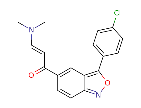 1-[3-(4-chlorophenyl)-benzo[c]isoxazole-5-yl]-3-dimethylamino-propenone