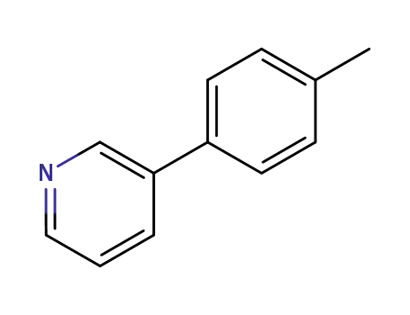 Molecular Structure of 4423-09-0 (3-(4-METHYLPHENYL)PYRIDINE)