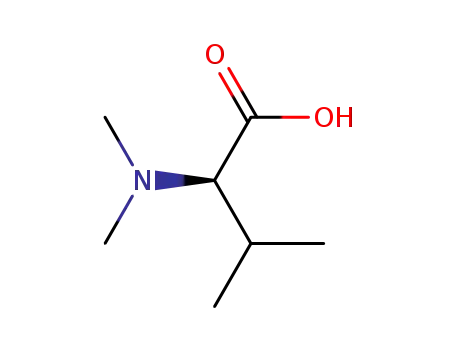 Molecular Structure of 899900-52-8 ((R)-2-(diMethylaMino)-3-Methylbutanoic acid)