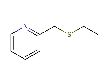 Molecular Structure of 35250-74-9 (Pyridine, 2-[(ethylthio)methyl]-)