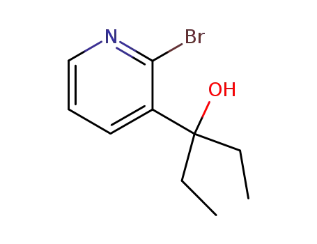 bromo-2 (ethyl-1 hydroxy-1 propyl)-3 pyridine