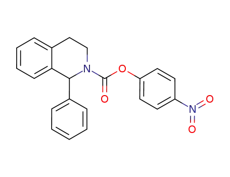 Molecular Structure of 881834-78-2 (2(1H)-Isoquinolinecarboxylic acid, 3,4-dihydro-1-phenyl-, 4-nitrophenyl
ester)