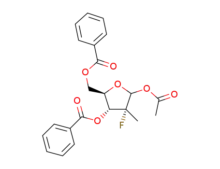 (2R,3R,4R,5R)-5-Acetoxy-2-(benzoyloxymethyl)-4-fluoro-4-methyltetrahydrofuran-3-yl benzoate