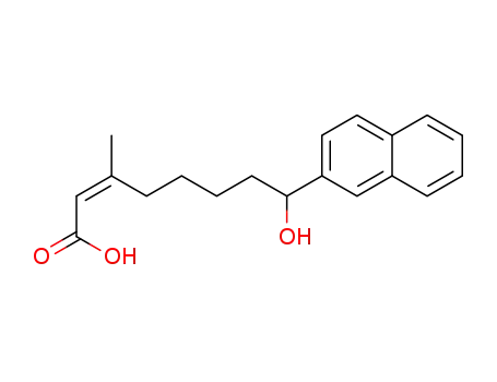 (Z)-8-Hydroxy-3-methyl-8-(2-naphthyl)-2-octenoic acid