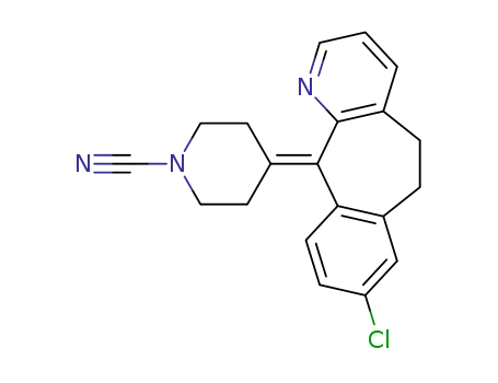 8-chloro-6,11-dihydro-11-(1-cyano-4-piperidylidene)-5H-benzo[5,6]cyclohepta[1,2-b]pyridine