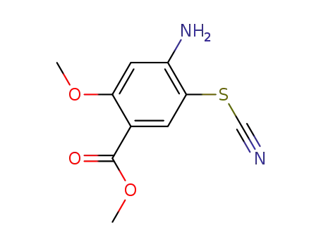Methyl 4-amino-2-methoxy-5-thiocyanobenzoate