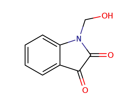 Molecular Structure of 50899-59-7 (1-(hydroxymethyl)-indole-3-dione)