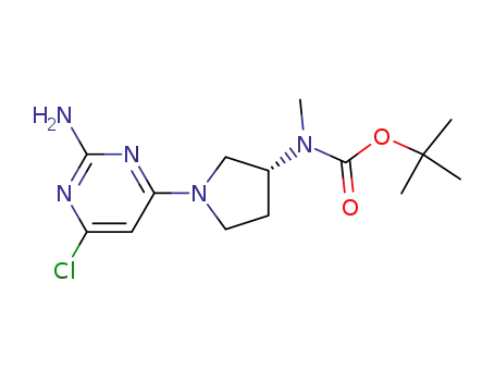 tert-butyl (R)-(1-(2-amino-6-chloropyrimidin-4-yl)pyrrolidin-3-yl)(methyl)carbamate