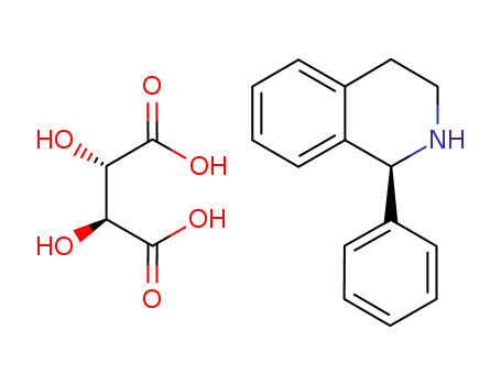 (S)-1-phenyl-1,2,3,4-tetrahydroisoquinoline tartarate
